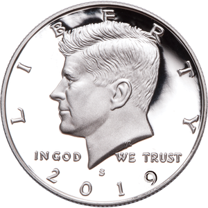 2019-S Clad Kennedy Half Dollar Main Image