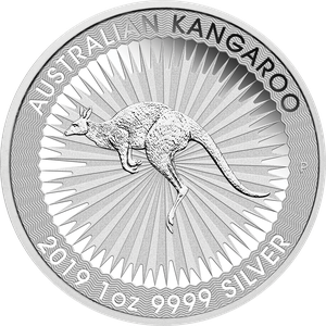2019 Australia 1 oz. Silver $1 Kangaroo Main Image