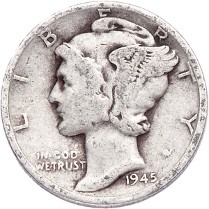 1945-D Mercury Dime CIRC Main Image
