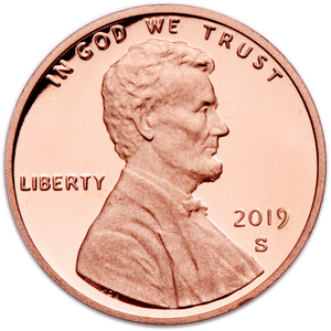 2019-S Lincoln Head Cent Main Image