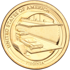 2021-D Virginia U.S. Innovation Dollar Main Image
