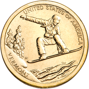 2022-P Vermont U.S. Innovation Dollar Main Image