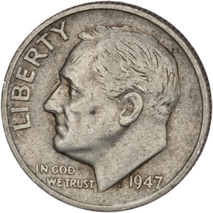 1947-S Roosevelt Silver Dime CIRC Main Image