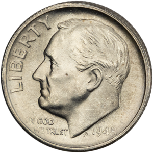 1948-S Roosevelt Silver Dime CIRC Main Image