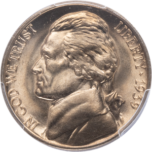 1939-D Jefferson Nickel with Reverse of 1938 Main Image