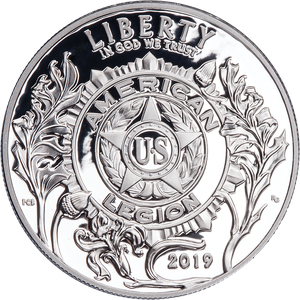 2019-P American Legion 100th Anniversary Commemorative Silver Dollar Main Image