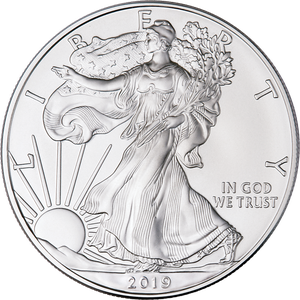 2019-W Burnished American Eagle Silver Dollar Main Image