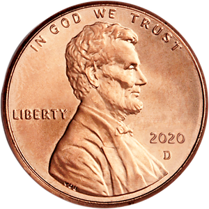 2020-D Lincoln Head Cent Main Image