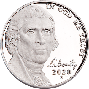 2020-S Jefferson Nickel Main Image
