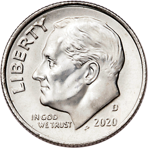 2020-D Roosevelt Dime Main Image