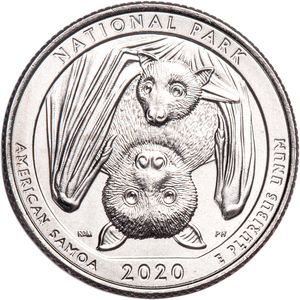 2020-S Unc. National Park of American Samoa Quarter Main Image