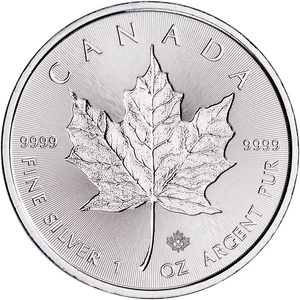 2020 Canada Silver $5 Maple Leaf Main Image