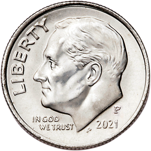 2021-P Roosevelt Dime Main Image