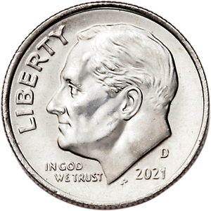 2021-D Roosevelt Dime Main Image