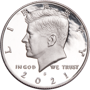 2021-S 99.9% Silver Kennedy Half Dollar Main Image
