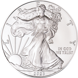 2021 $1 Silver American Eagle Main Image