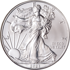 2021 $1 Silver American Eagle Main Image