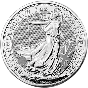 2021 Great Britain 1 oz. Silver £2 Britannia Main Image