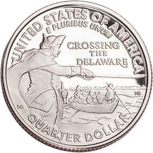 2021-S General George Washington Crossing the Delaware Quarter Main Image