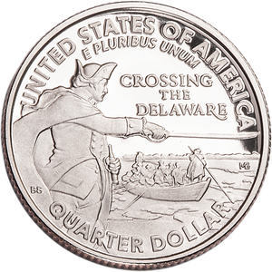 2021-S 99.9% Silver General George Washington Crossing the Delaware Quarter Main Image