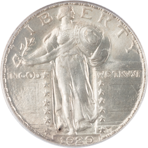 1929 Standing Liberty Silver Quarter, Full Head Main Image