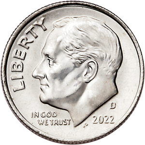 2022-D Roosevelt Dime Main Image