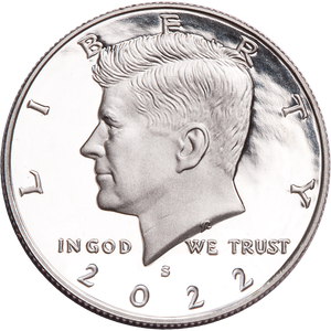 2022-S 99.9% Silver Kennedy Half Dollar Main Image