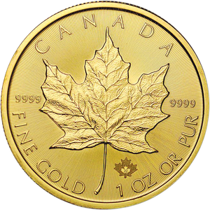 2022 Canada $50 1 oz. Gold Maple Leaf Main Image