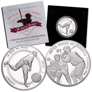 2022-P Negro Leagues Baseball Commemorative Silver Dollar Main Image