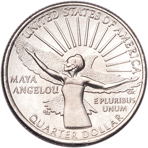 2022-P Maya Angelou U.S. Women Quarter Main Image
