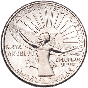 2022-D Maya Angelou U.S. Women Quarter Main Image