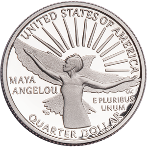 2022-S 99.9% Silver Maya Angelou U.S. Women Quarter Main Image