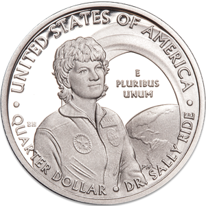 2022-S Dr. Sally Ride U.S. Women Quarter Main Image
