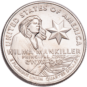 2022-P Wilma Mankiller U.S. Women Quarter Main Image