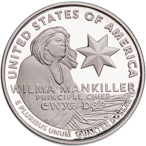 2022-S Wilma Mankiller U.S. Women Quarter Main Image
