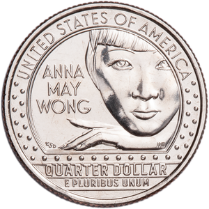 2022-D Anna May Wong U.S. Women Quarter Main Image
