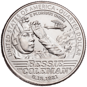 2023-D Bessie Coleman U.S. Women Quarter Main Image