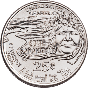 2023-P Edith Kanaka'ole U.S. Women Quarter Main Image