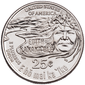 2023-D Edith Kanaka'ole U.S. Women Quarter Main Image