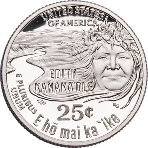 2023-S Edith Kanaka'ole U.S. Women Quarter Main Image