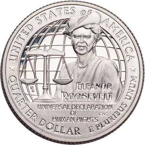 2023-S 99.9% Silver Eleanor Roosevelt U.S. Women Quarter Main Image