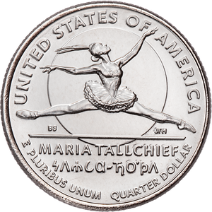 2023-D Maria Tallchief U.S. Women Quarter Main Image