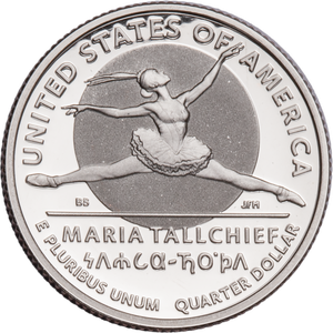 2023-S 99.9% Silver Maria Tallchief U.S. Women Quarter Main Image