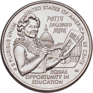 2024-P Patsy Takemoto Mink U.S. Women Quarter Main Image