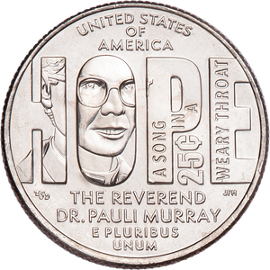 2024-P Rev. Dr. Pauli Murray U.S. Women Quarter Main Image