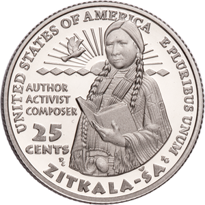 2024-S 99.9% Silver Zitkala-Ša U.S. Women Quarter Main Image