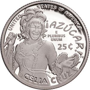 2024-S 99.9% Silver Celia Cruz U.S. Women Quarter Main Image
