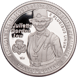 2025-S 99.9% Silver Juliette Gordon Low U.S. Women Quarter Main Image