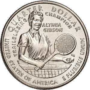 2025-P Althea Gibson U.S. Women Quarter Main Image