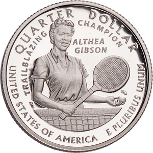 2025-S Althea Gibson U.S. Women Quarter Main Image